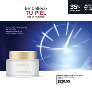 Crema Hidratante Facial de Noche